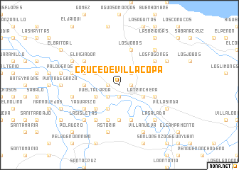 map of Cruce de Villa Copa