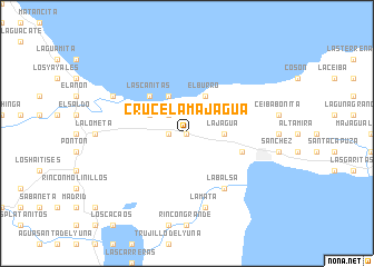 map of Cruce La Majagua