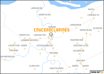 map of Crucero Clarines