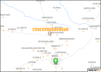 map of Crucero de Aragua