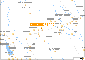 map of Crucero Ferro