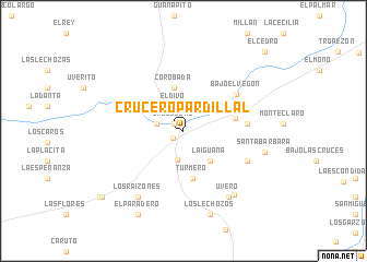 map of Crucero Pardillal