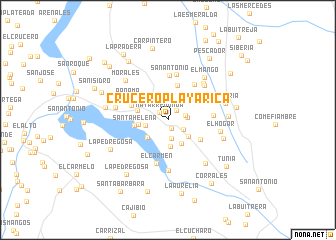 map of Crucero Playa Rica