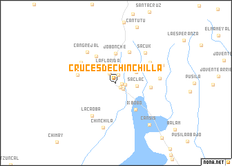 map of Cruces de Chinchilla