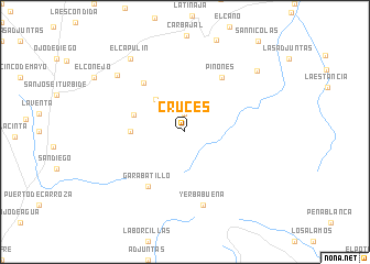 map of Cruces