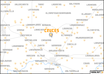 map of Cruces