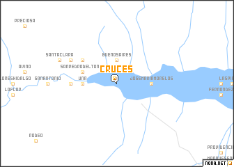 map of Cruces