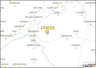 map of Cruces