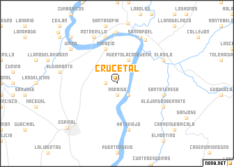 map of Crucetal