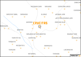 map of Crucitas