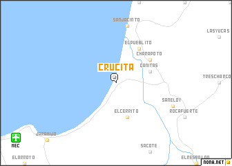 map of Crucita
