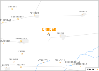 map of Cruger