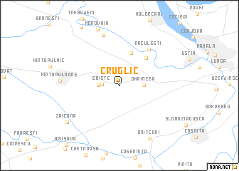 map of Cruglic