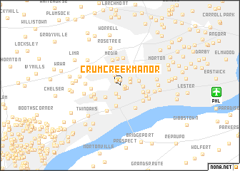 map of Crum Creek Manor