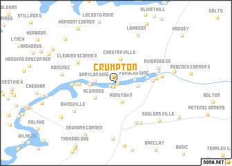 map of Crumpton