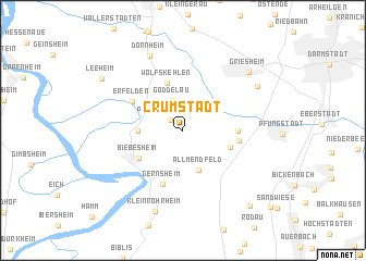 map of Crumstadt