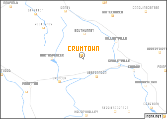 map of Crum Town