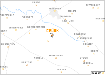 map of Crunk