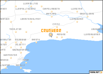 map of Crunwear