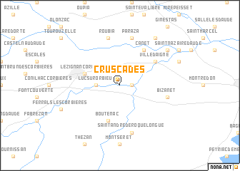 map of Cruscades