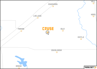 map of Cruse