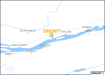 map of Cruzatt