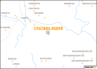 map of Cruz Bailadora
