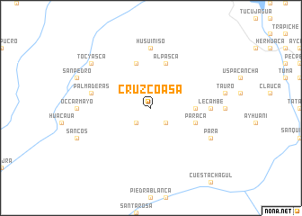 map of Cruz Coasa