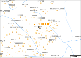 map of Cruzcollo