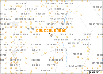 map of Cruz Colorada