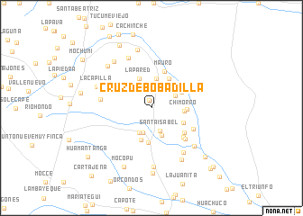 map of Cruz de Bobadilla