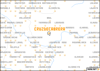 map of Cruz de Cabrera