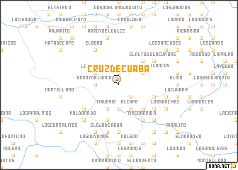 map of Cruz de Cuaba