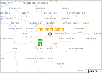 map of Cruz de Lagos