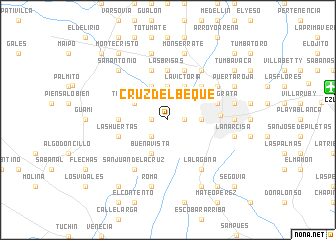 map of Cruz del Beque