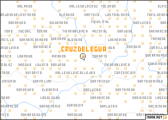 map of Cruz de Legua