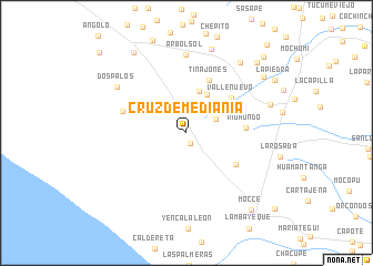 map of Cruz de Mediania