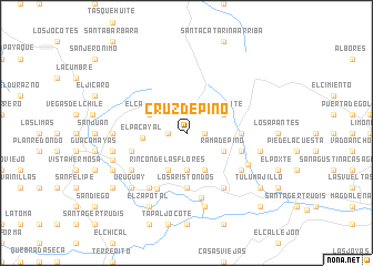 map of Cruz de Pino