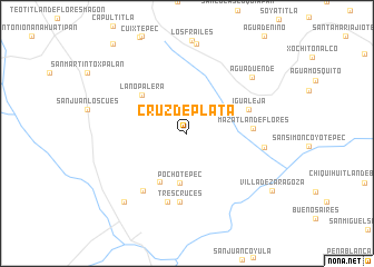 map of Cruz de Plata
