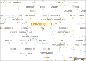 map of Cruz de Quiote