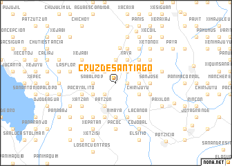 map of Cruz de Santiago