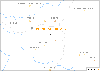 map of Cruz Descoberta