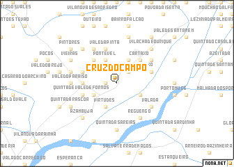 map of Cruz do Campo