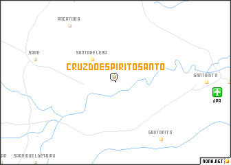 map of Cruz do Espírito Santo