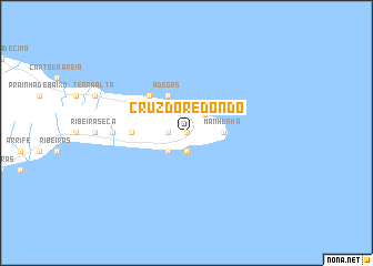 map of Cruz do Redondo