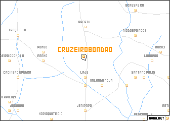 map of Cruzeiro Bondão