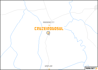 map of Cruzeiro do Sul