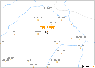 map of Cruzero