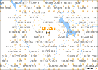 map of Cruzes