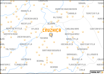map of Cruzhica
